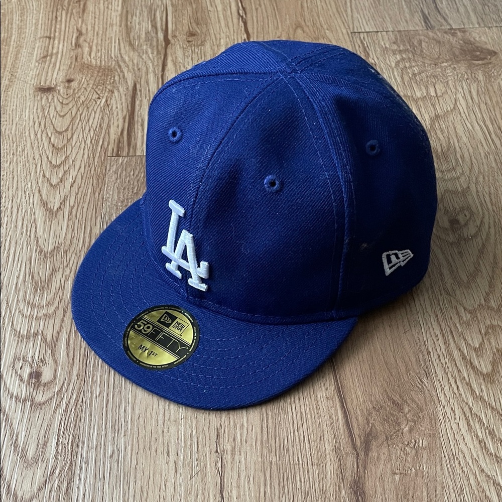 LA Los Angles Dodgers official baseball hat New Era Navy Cap White Embroidery 6